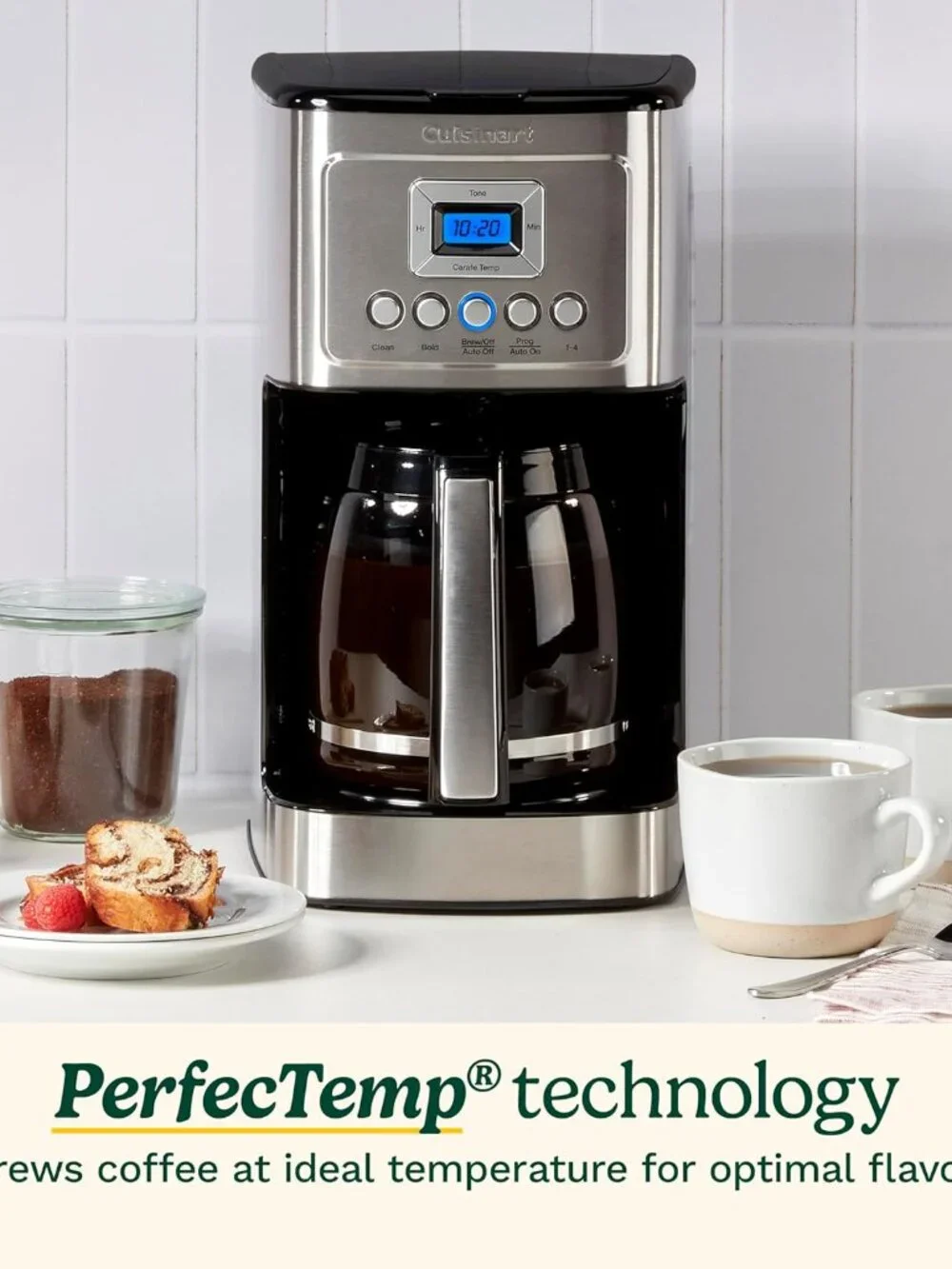 Cuisinart 14-Cup Programmable Coffee Maker, PerfecTemp Glass Carafe NWT
